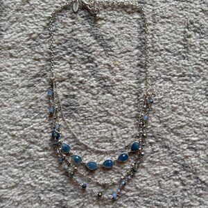 Blue Layered Neckclace